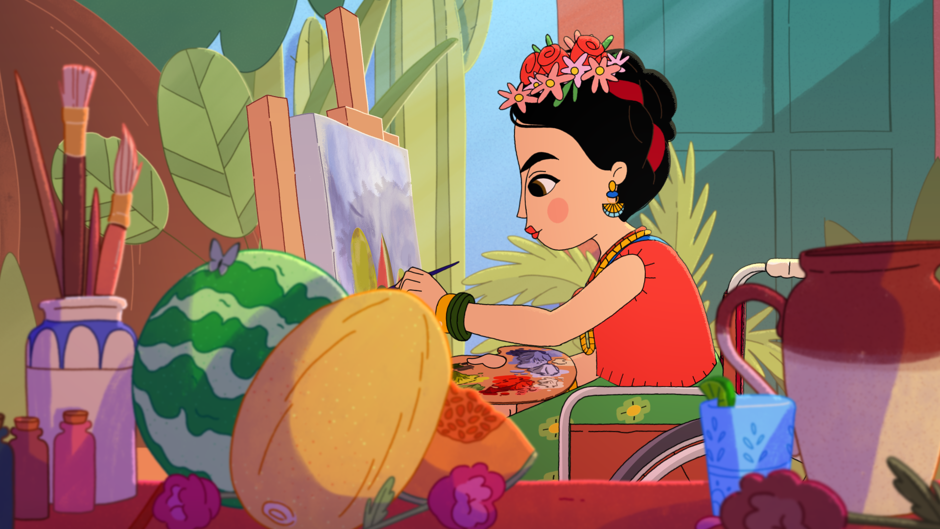 HOLA FRIDA 1© 2024 Haut et Court Distribution, Tobo Media, Du Coup Studio Production, Maison 43